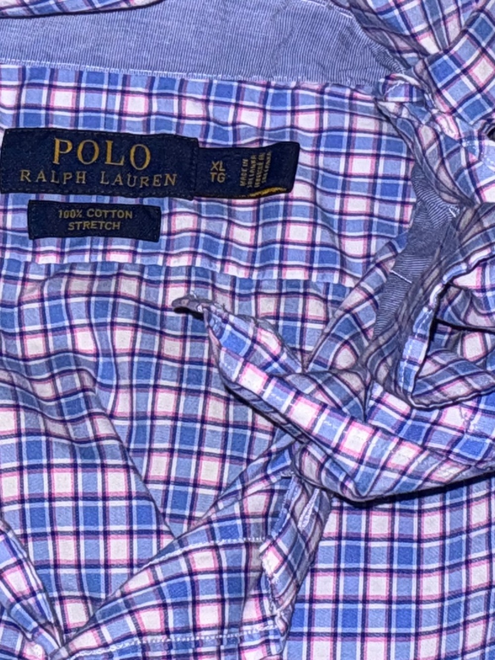 Upcycled Re-worked Ralph Lauren Ruffle Collar Shirt - Picture 3 of 5